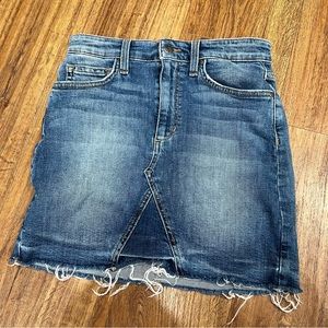 Joe’s Jeans Distressed Denim Skirt